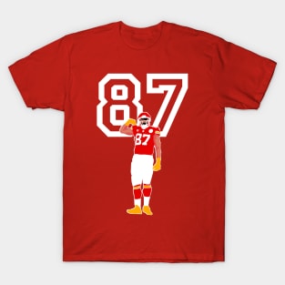 Travis Kelce 87 KC Chiefs T-Shirt